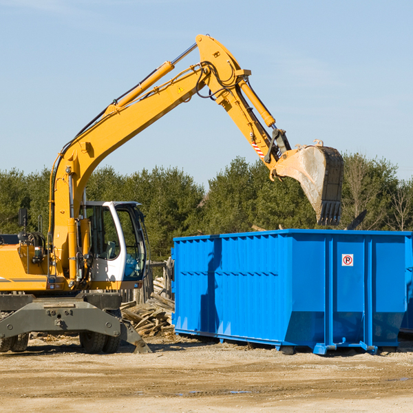 are there any restrictions on where a residential dumpster can be placed in Quemahoning Pennsylvania